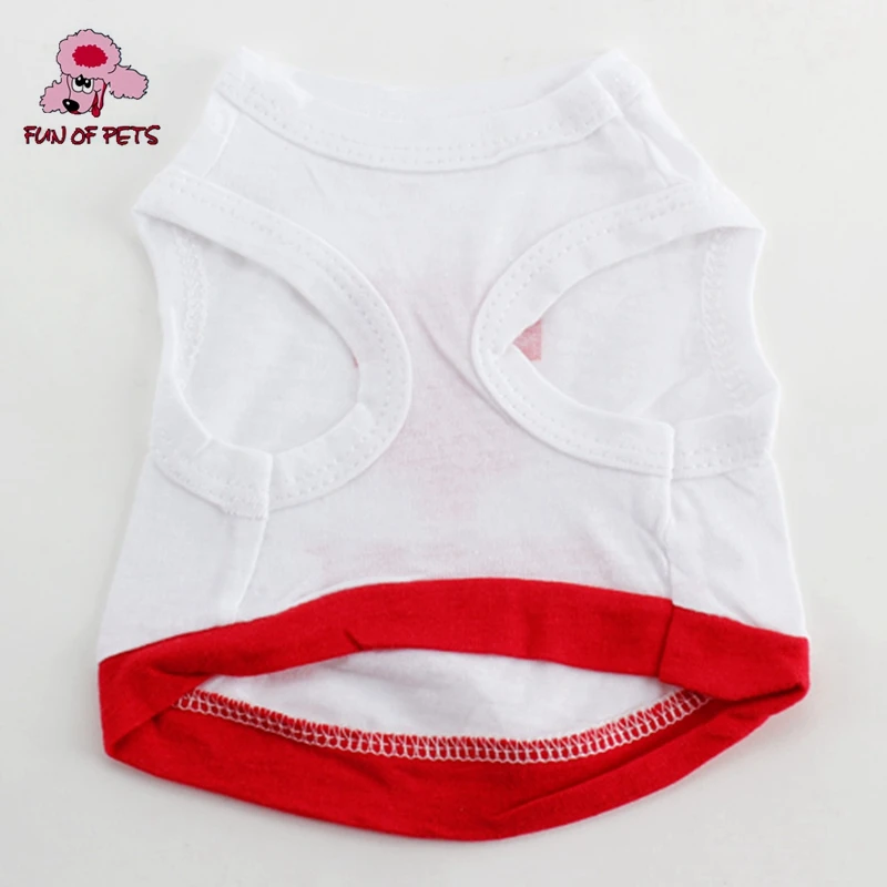 2017 хлопковая Футболка Красного Креста жилет для собак спасательный и защитный