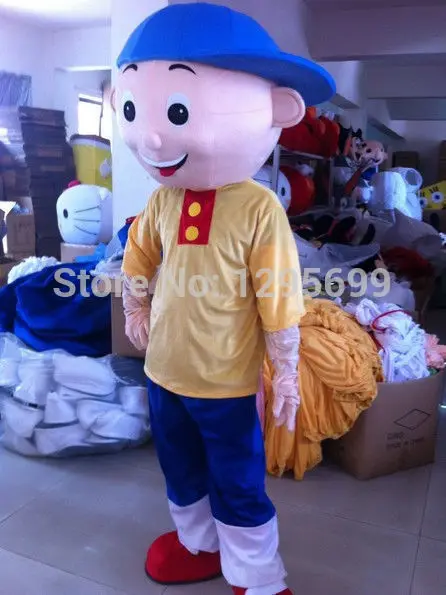 Костюм талисмана Caillou для взрослых на Хеллоуин Горячая распродажа | Тематическая