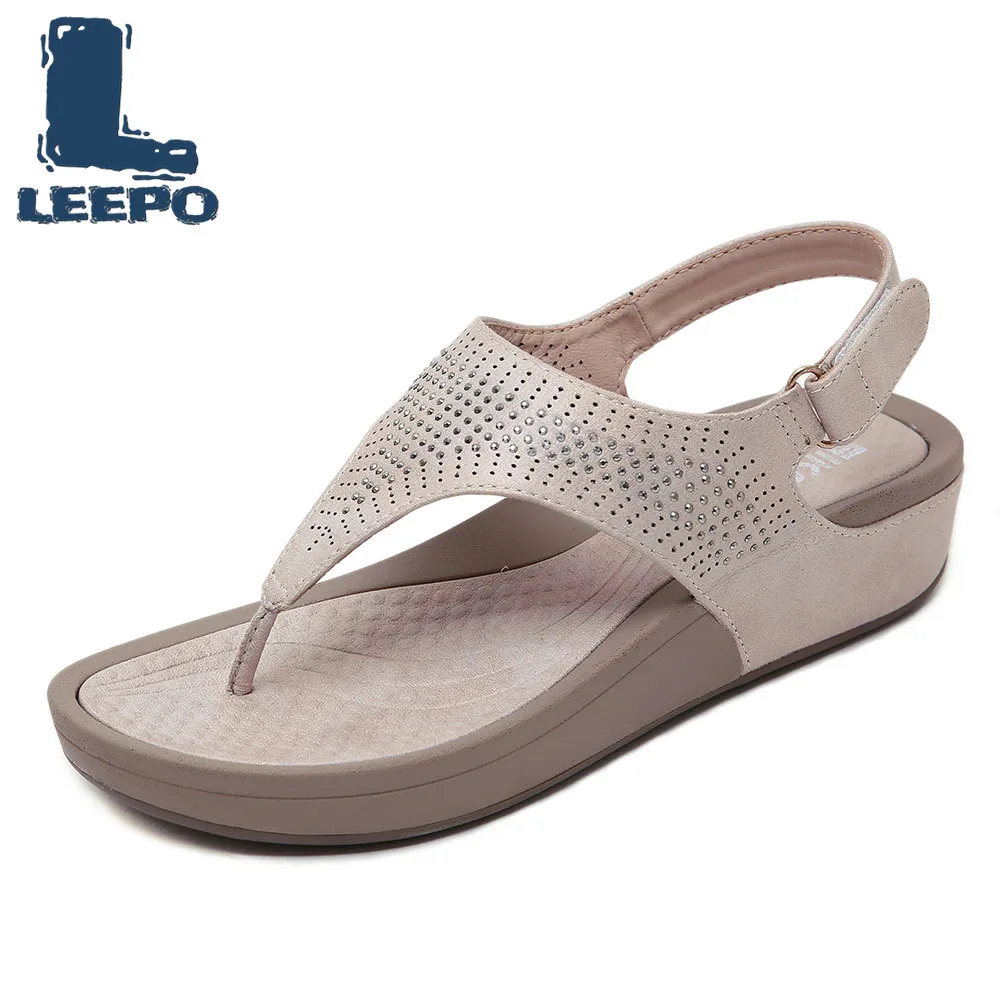 Женские летние сандалии на плоской платформе сетчатые шлепанцы ручной работы с