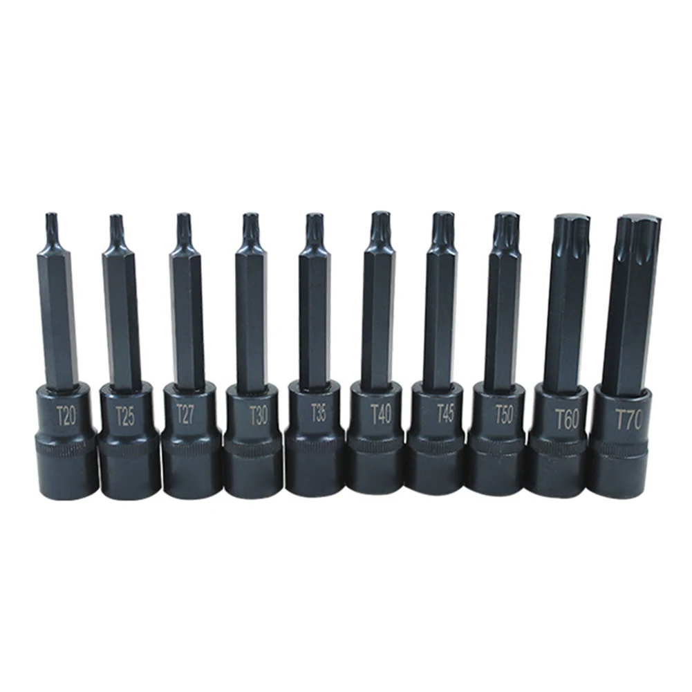 1 шт. ударная Торцевая головка Torx 1/2 дюйма Квадратный привод инструмент для