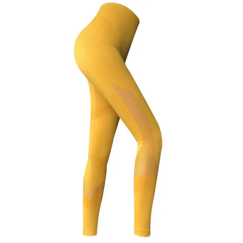 Женские беговые колготки с высокой талией штаны для йоги брюки тренировок