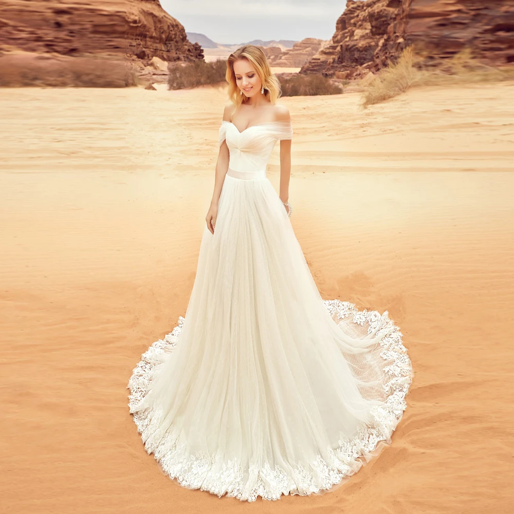 Винтажные белые кружевные свадебные платья 2020 Vestidos de Noivas цвета слоновой кости