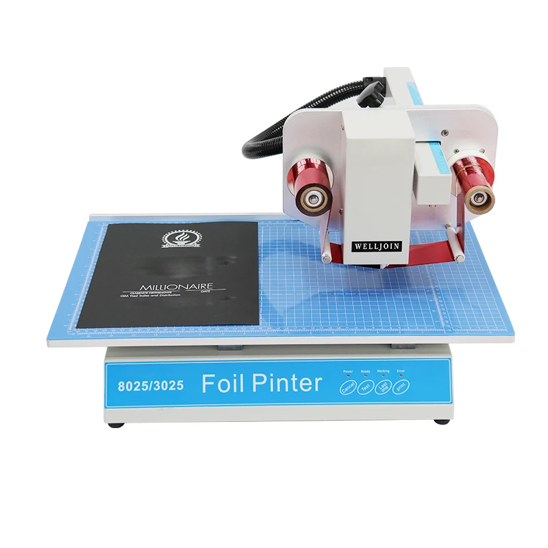 

AMD 8025 фольга пресс машина цифровая Горячая фольга штамповочная печатная машина ленточная фольга принтер
