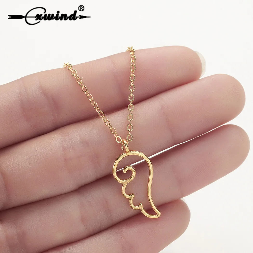 Cxwind модное ожерелье с крыльями ангела для женщин Bijoux femme колье ювелирное изделие