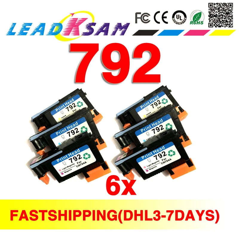6x fastship для HP792 печатающая головка DesignJet L26100 Z26500 Z26800 латекс 210 260 280 792 | Компьютеры и