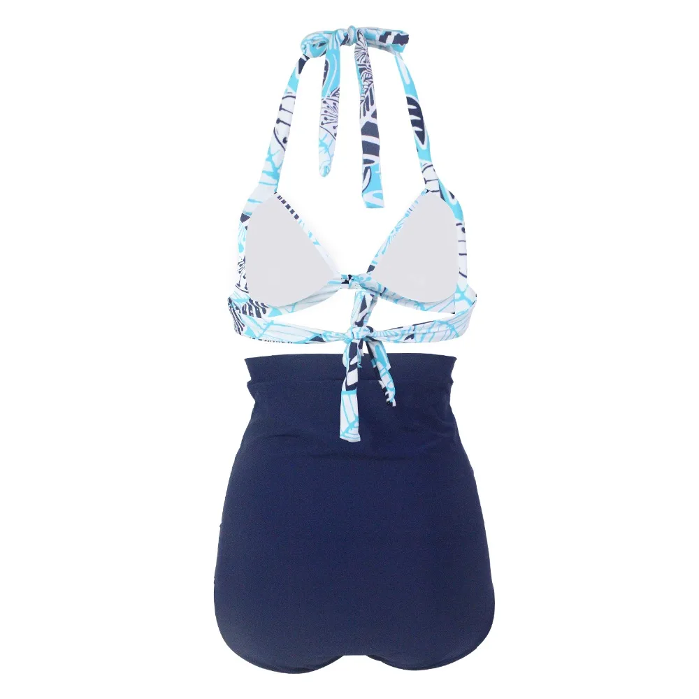 Бикини женское с завышенной талией и чашками пуш ап|Комбинезоны| |