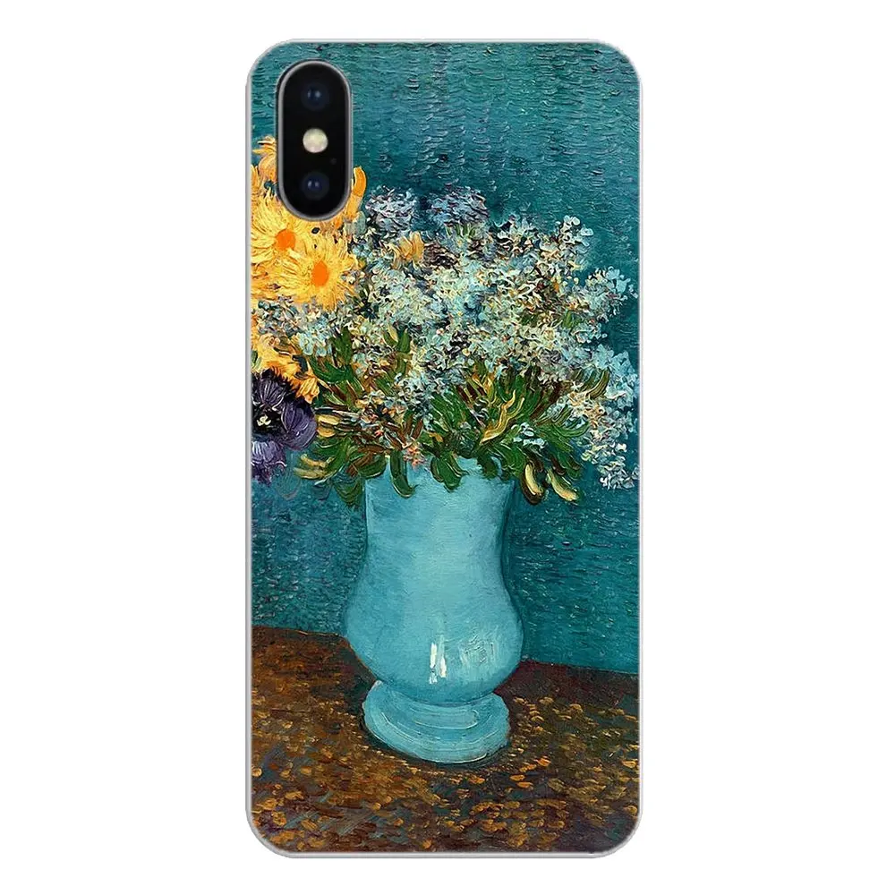 Soft Transparent Cases Covers starry night Space Van Gogh Art Print For Motorola Moto X4 E4 E5 G5 G5S G6 Z Z3 G3 C Play Plus |