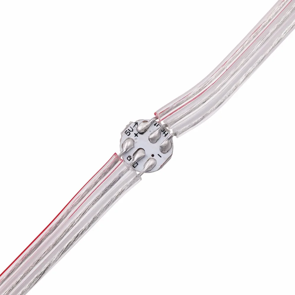 50 шт. WS2812B с маленькими точками 5 в 5050 RGB светодиодный полноцветный светящийся