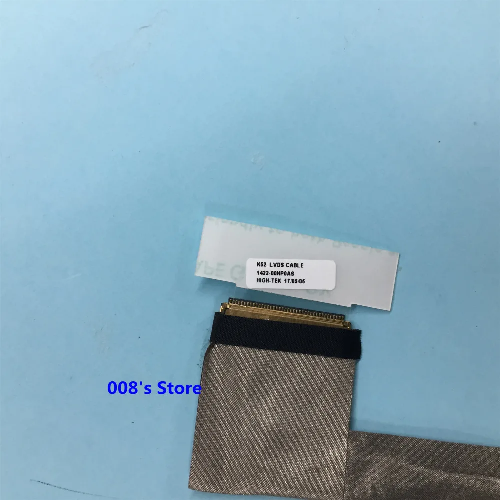 Новый LVDS светодиодный кабель для ASUS K52 K52F K52JR K52JE X52 K52N A52 A52F A52JB A52j P52J x52a x52d x52de экран