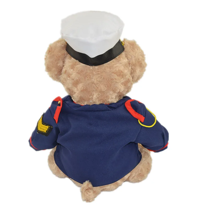 Плюшевый мишка куклы морская полиция тед фаршированные плюшевые игрушки