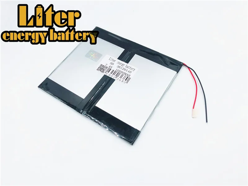 7 4 V 10000mAH 36120140 35120140 (полимерный литий ионный аккумулятор) большой 9 дюймовый