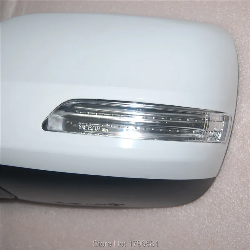 CAPQX Авто электрическое складное зеркало заднего вида со светодиодный для TOYOTA 2010-2013 LAND CRUISER PRADO 2700 4000 LC150 GRJ150 9 проводов