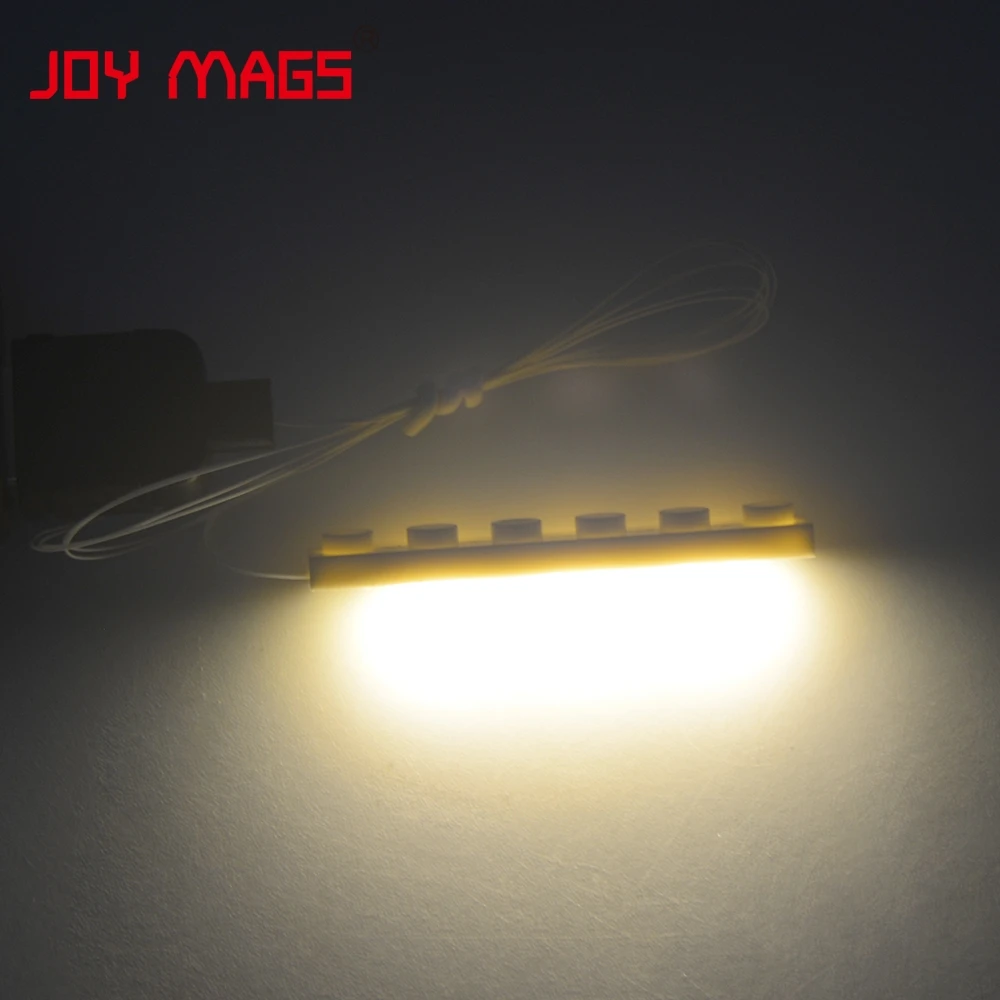 

Комплект светодиодных ламп JOY MAGS 1 шт. 1x6 пластинчатых аксессуаров цвета с прохладным белым/теплым белым/желтым/зеленым/красным/синим для стр...