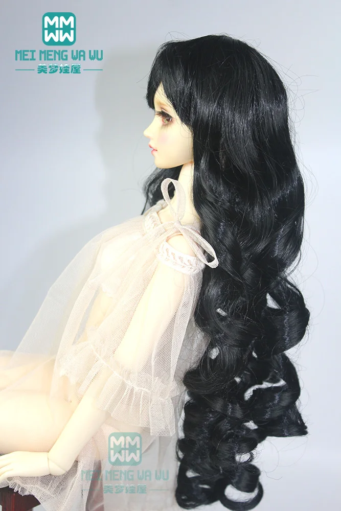 Черный коричневый римские вьющиеся волосы парик для 1/3 1/4 1/6 BJD/Аксессуары кукол SD |