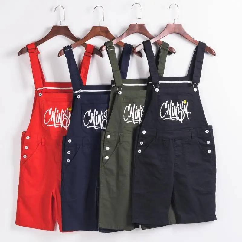 2017 Мужская Новая одежда модный короткий комбинезон Мужской Повседневный тонкий