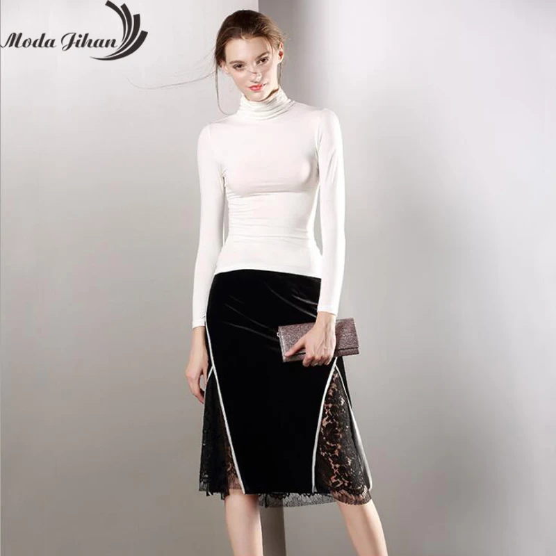 Moda Jihan женские рубашки с длинным рукавом в сложенном виде стройнящие топы высоким
