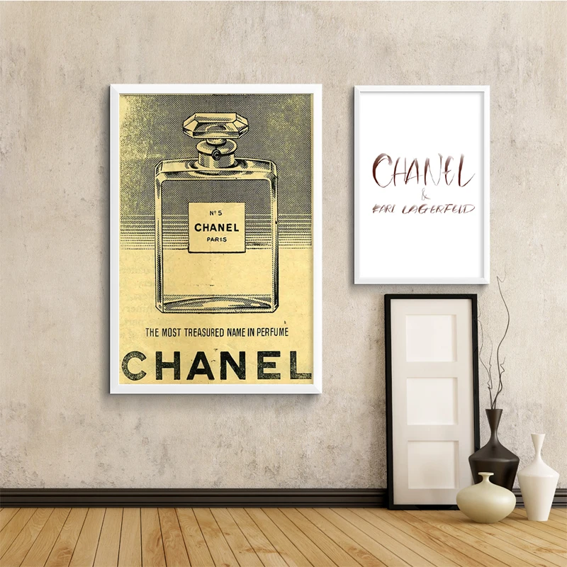 Noog модные женские туфли духи плакат Поп Wall Art из парусины в стиле ретро плакаты с