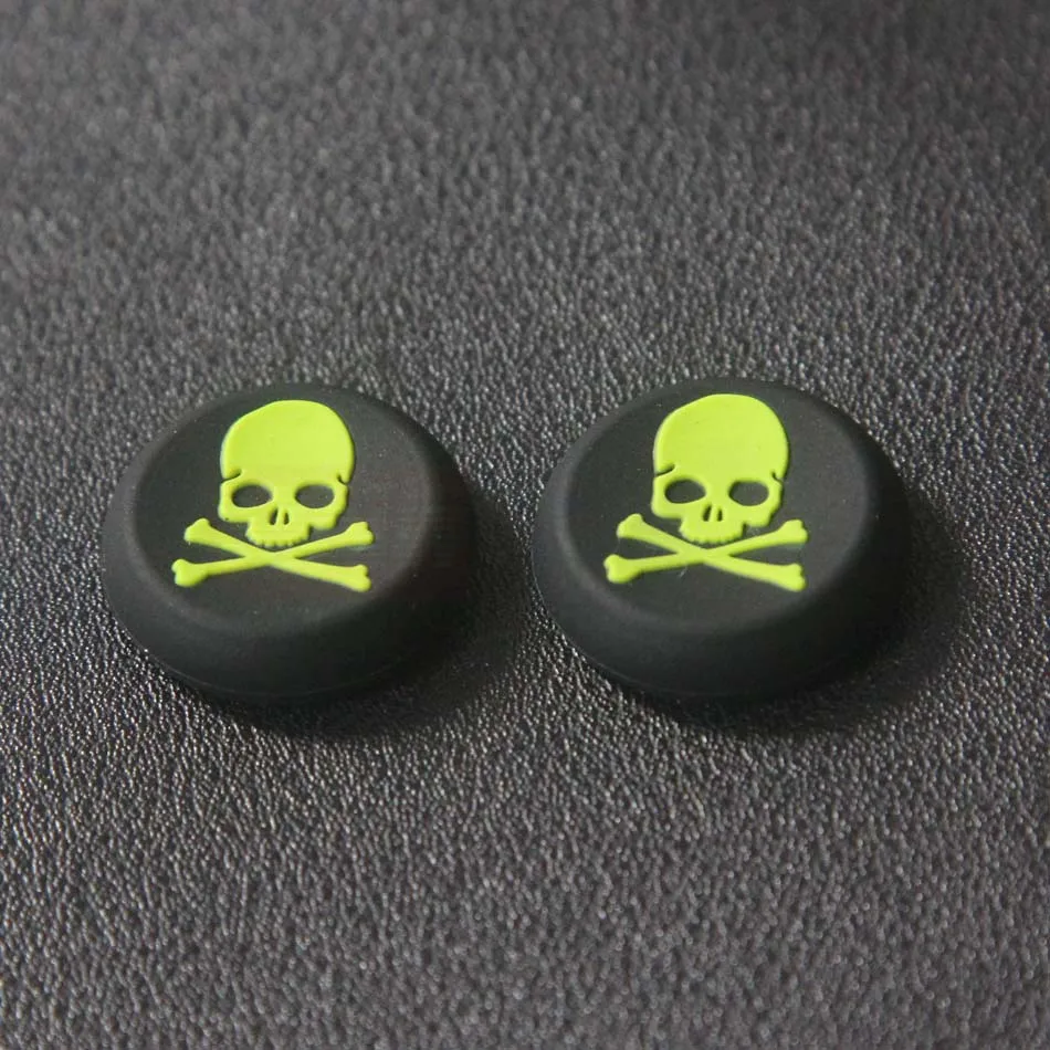 Противоскользящие силиконовые колпачки с черепом для Sony PS3 PS4 игровой контроллер