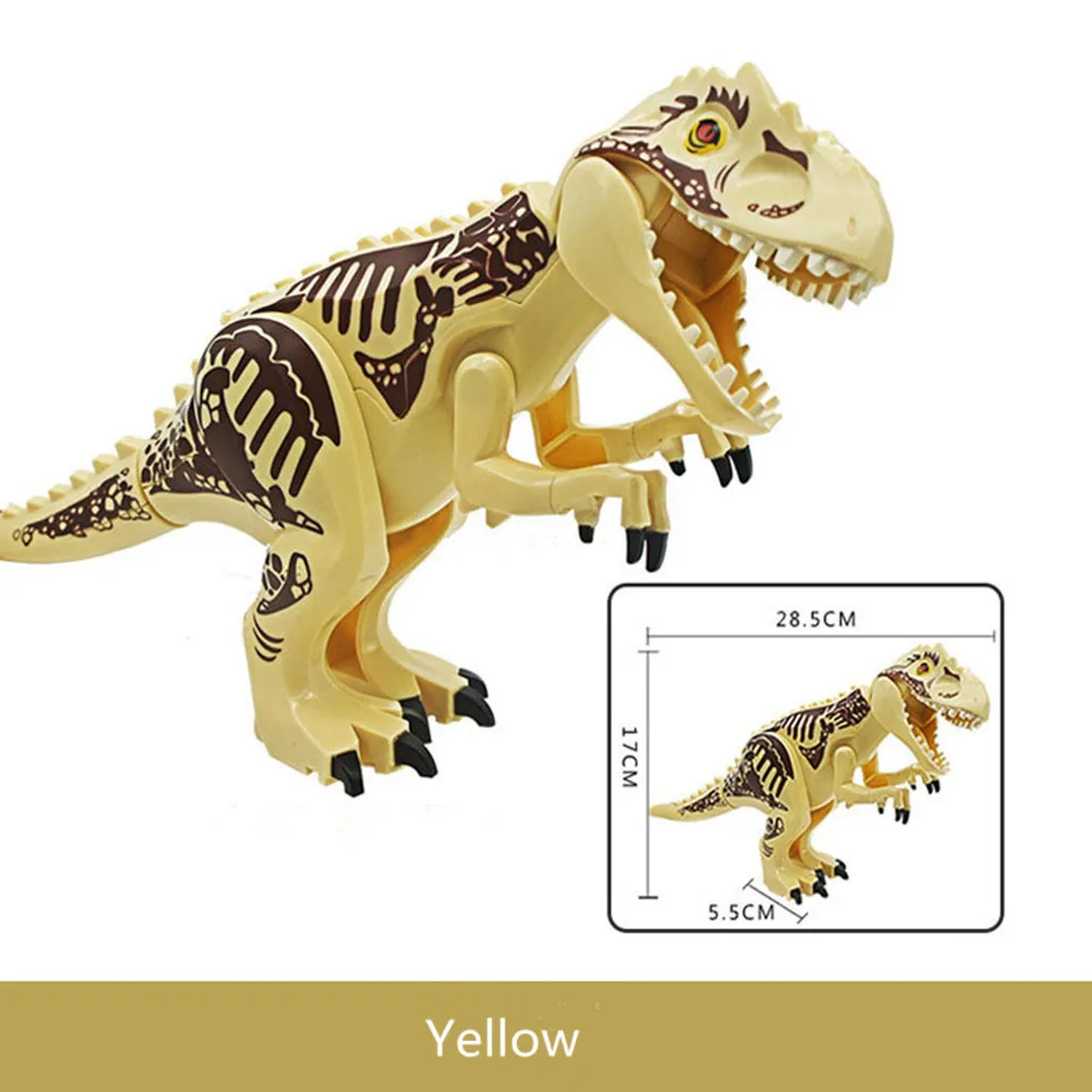Big Size Legoings Jurassic Dinosaurs The Latest Building Blocks Set Kids Toys Irregular Shape DIY Dinos Model Figures Gift T524 |