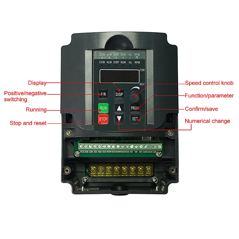 

2.2KW/1.5KW CNC Variable Frequency Converter Drive VFD Inverter AC/DC Spindle Motor for CNC Milling Engraving Machine