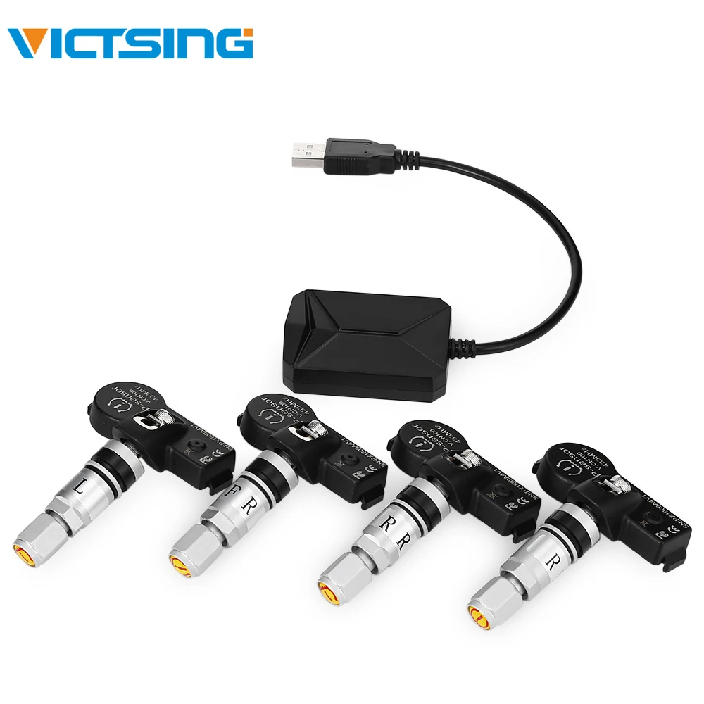 Система мониторинга давления в шинах автомобиля VicTsing TY05 TPMS для Android навигации USB