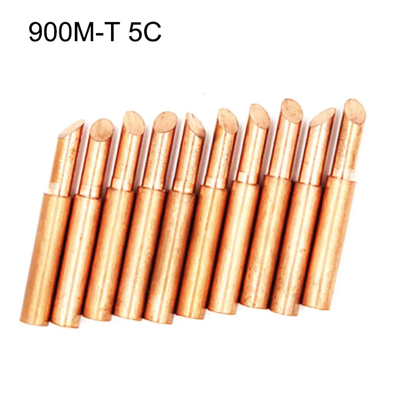 5 шт./лот наконечник утюга 900m t 2C для HAKKO 907/933/852D +/936 паяльная станция медный