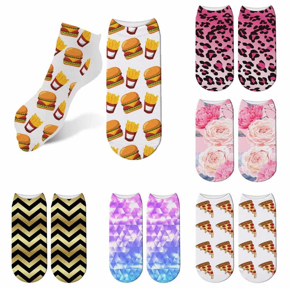 Harajuku/милые короткие носки с героями мультфильмов Женские модные милые до