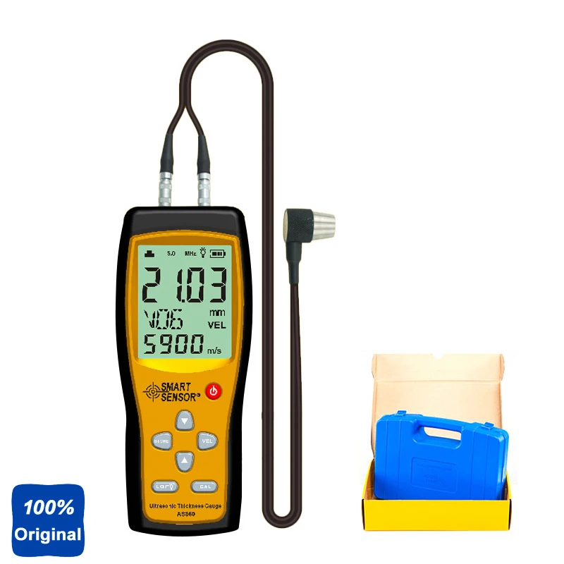 Портативный ультразвуковой алюминиевый толщиномер AS860|thickness gauge|thickness gagealuminum
