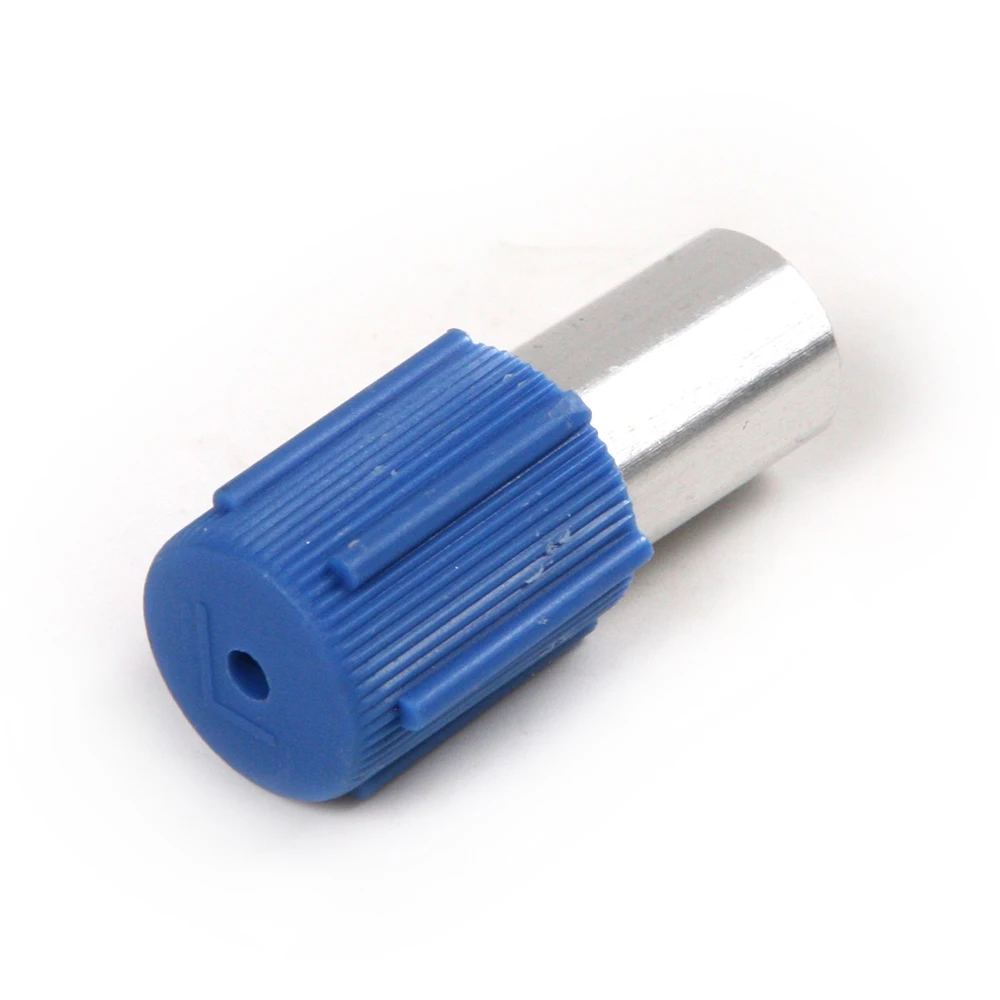 Новое 1 шт. железо 28 мм синий низкое давление R12 порт принять 7/16 &quotR134a быстрое