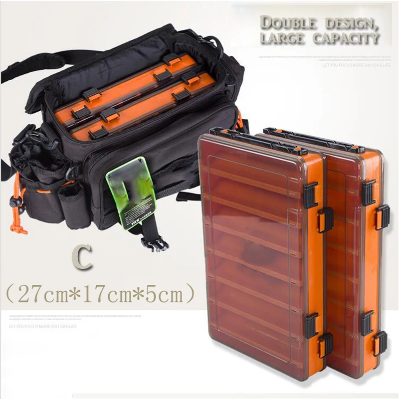 Фото Fishing Lure Box Double Sided Tackle Egi Squid Jig Pesca Accessories Minnows Bait Containe Спорт и развлечения Fishing Lure Box Double Sided Tackle Egi Squid Jig Pesca Accessories Minnows Bait Containe Спорт и развлечения