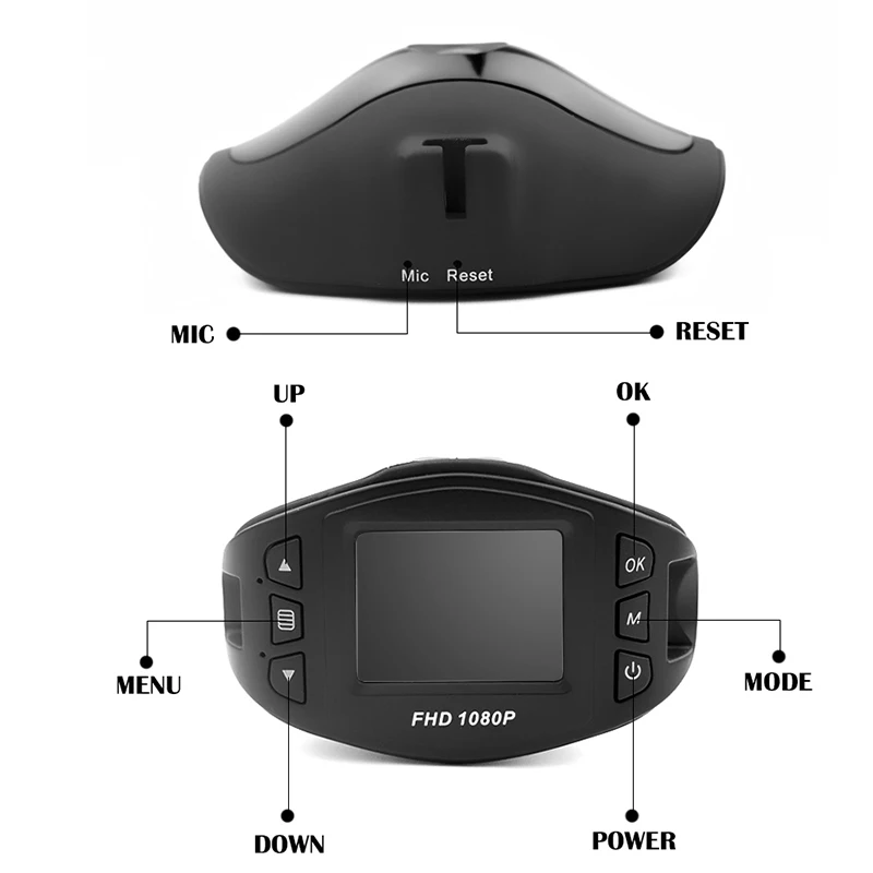 Full HD Dash Cam-Угол обзора 170 градусов датчик Sony Wi-Fi ЖК-экран 1 5 дюйма g-сенсор