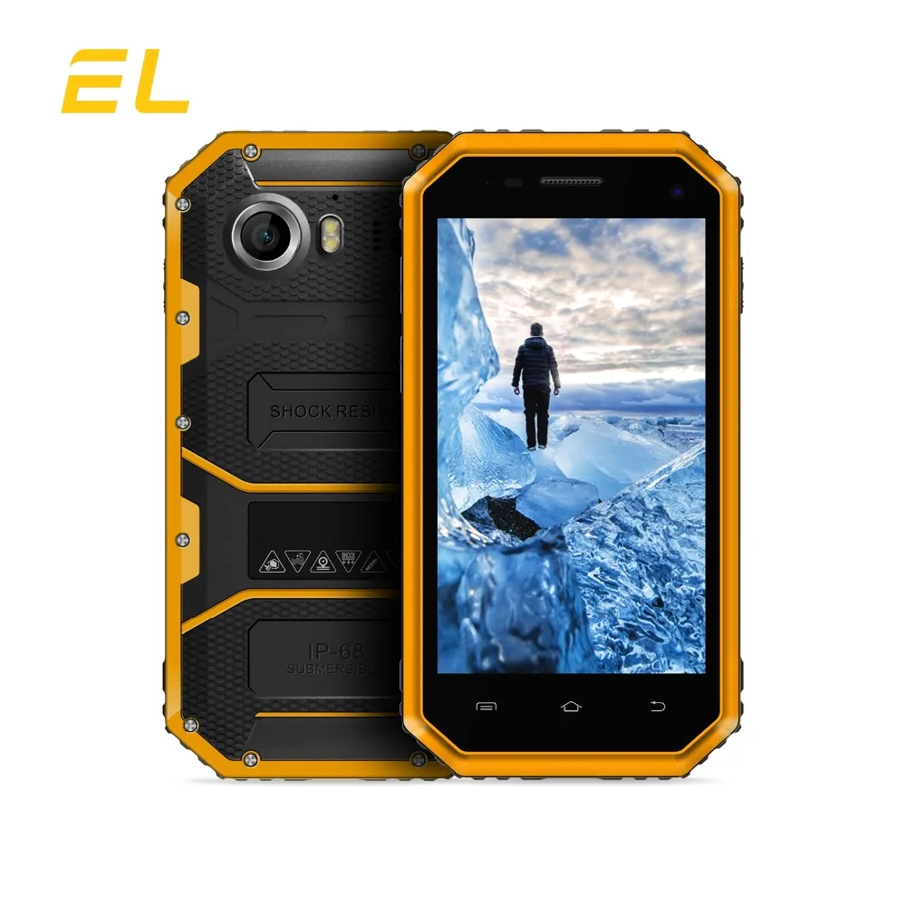 Оригинальный 3g водонепроницаемый мобильный телефон E & L W6S 4 5 дюймов IP68