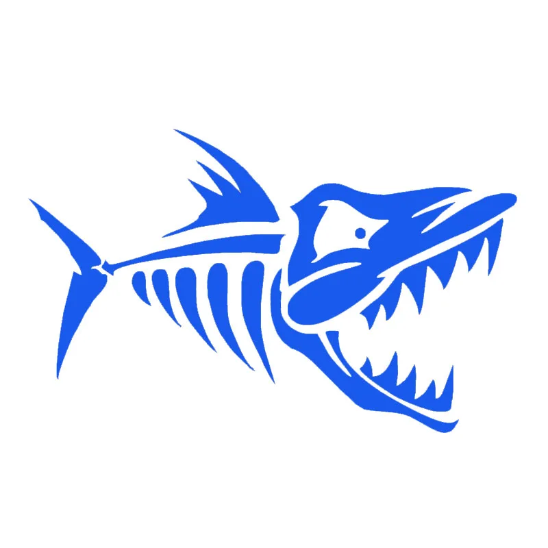 EmpireYing 8 видов цветов Fierce of Piranhas Bite Fish Horror Devil Автомобильная наклейка SUV Bumper дверь