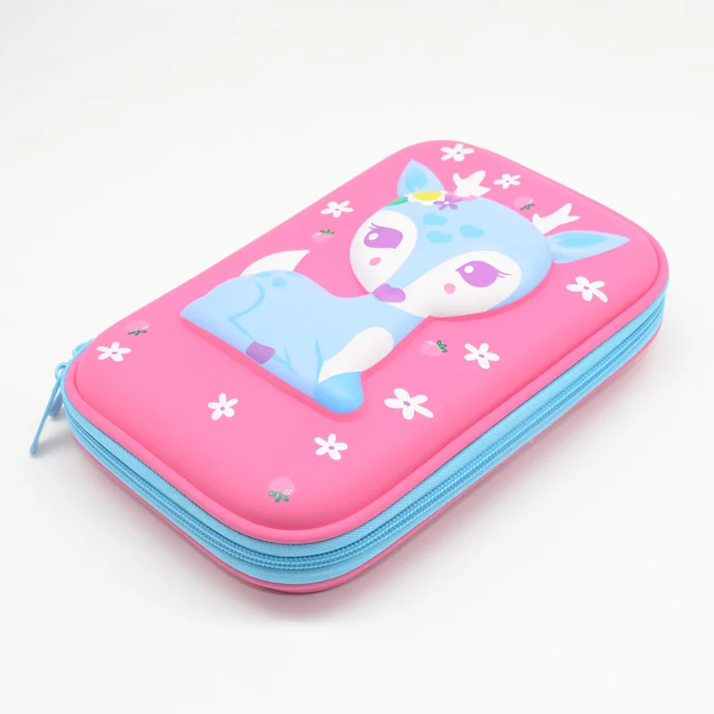 Пенал Astucci Scuola Estuche Kawaii Unicorn канцелярские принадлежности Мультяшные эстакады EVA большой Etui пенал сумки - Цвет: E