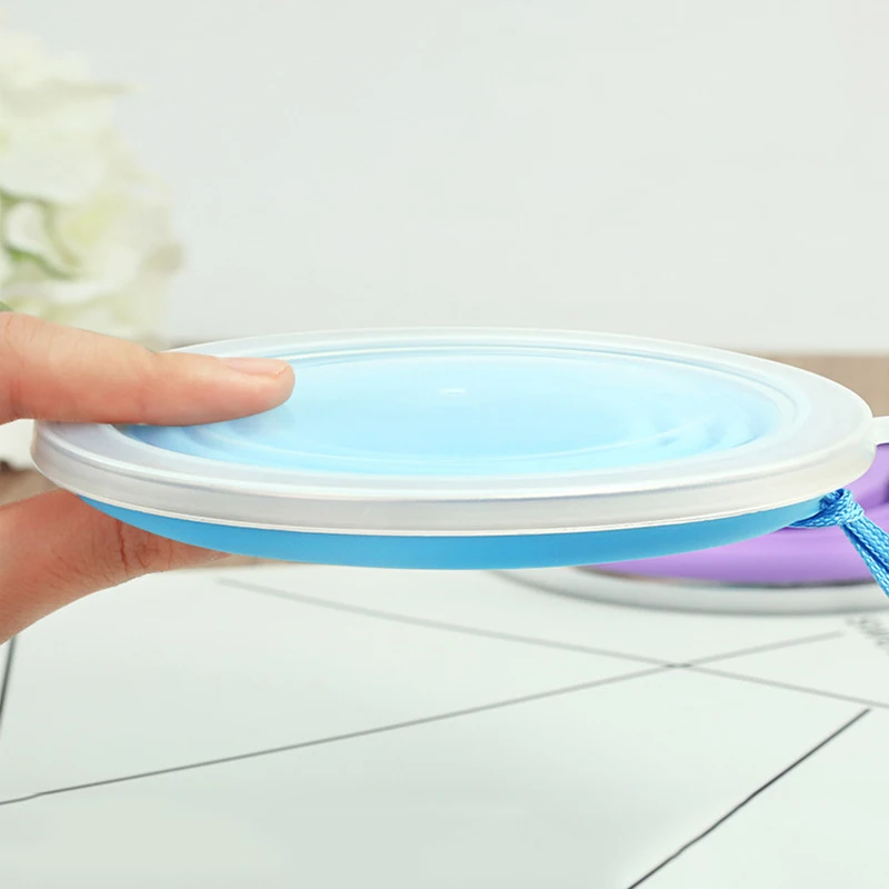 Выдвижная силиконовая складная чашка для путешествий телескопическая походная