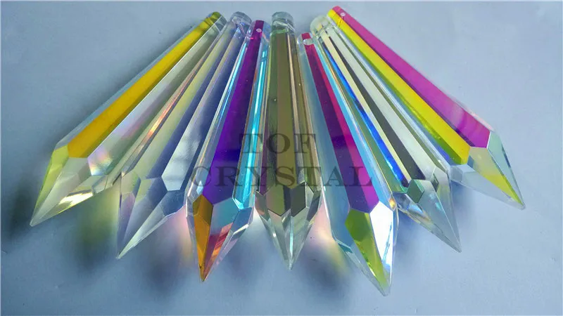 Прозрачное u образное Призма Icicle детали люстры 80 мм 120 шт.|chandelier parts|crystal icicleschandelier