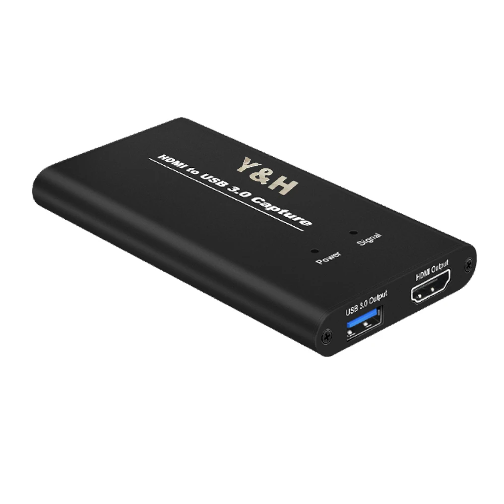 Y &amp H HDMI к USB3.0 HD видео игра захвата карты с аудио живой поток и запись в 1080p 60fps Plug and
