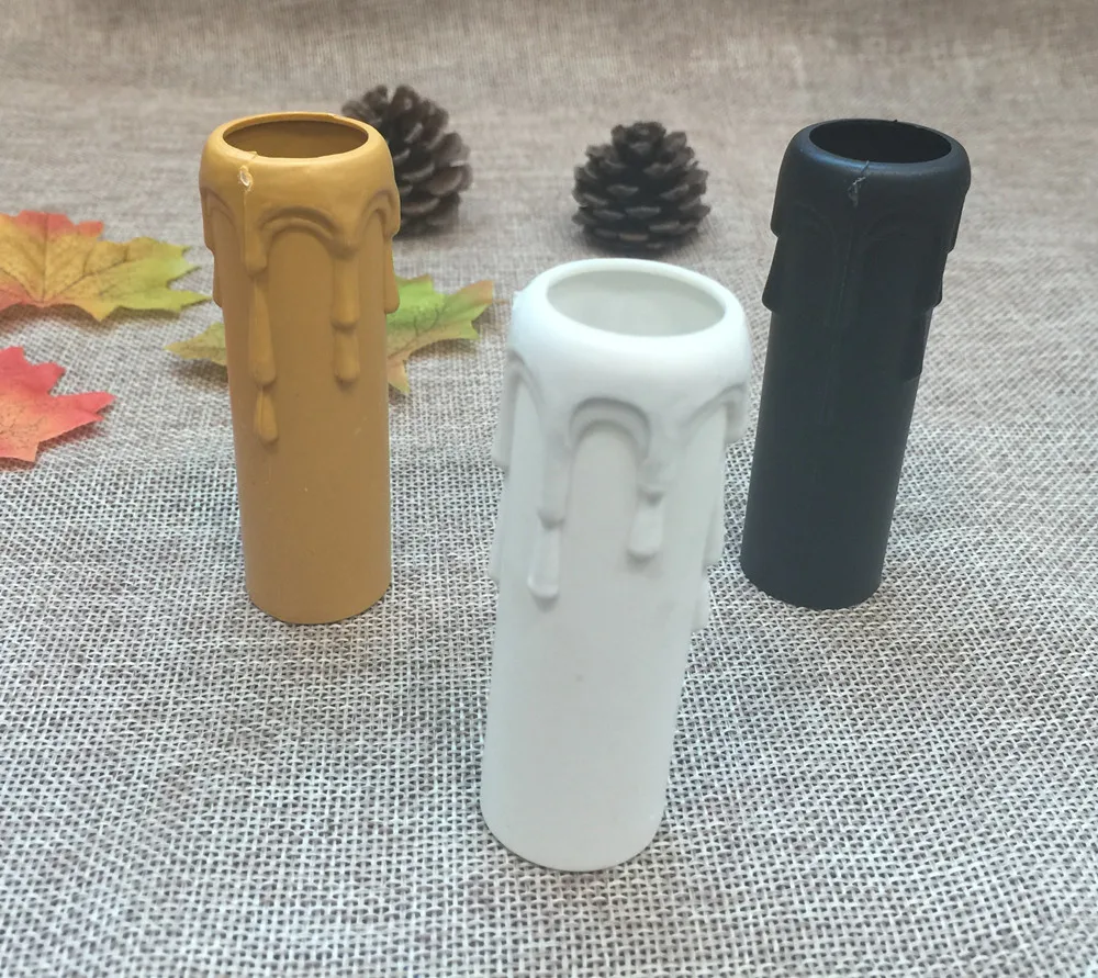 Бесплатная доставка Новинка 3 2 &quotБелая пластиковая канделябра люстра Свеча