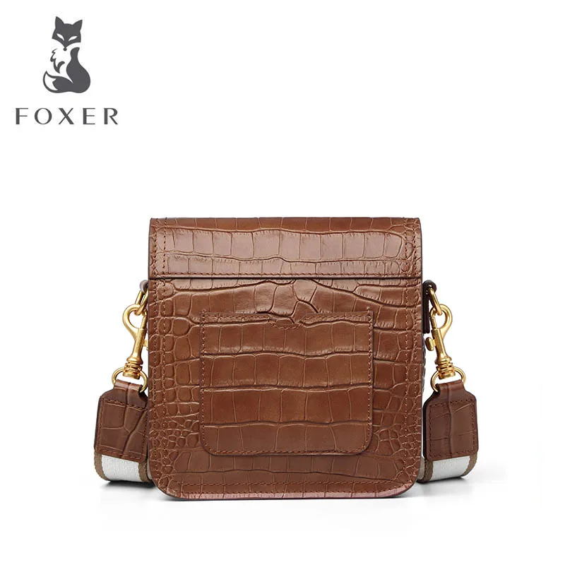 Коровья кожа Сумочка 2019 новый прилив слой воловьей кожи с узором крокодиловая slung