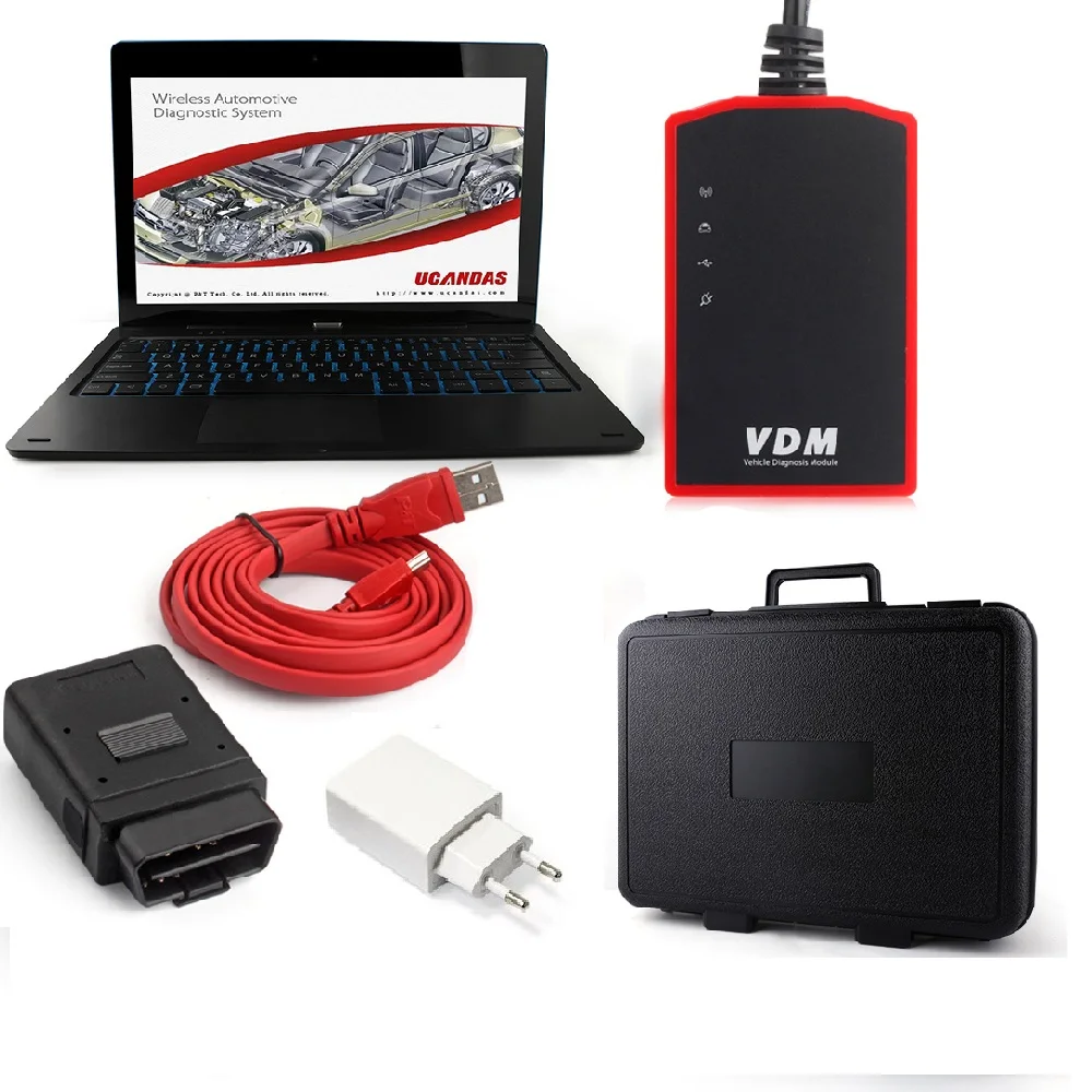 Автомобильный сканер UCANDAS VDM Wifi OBD2 полная система автомобильный диагностический