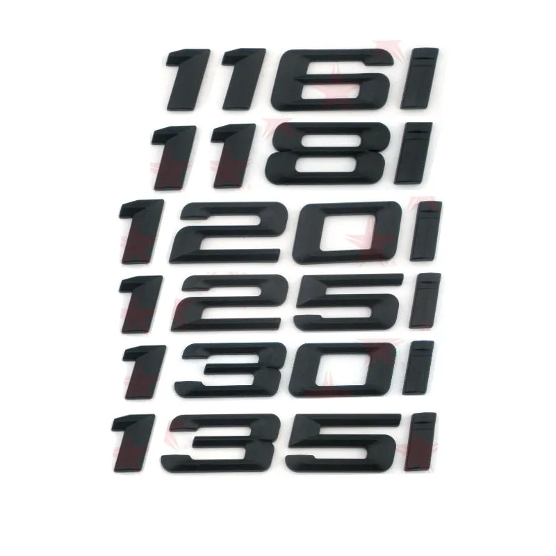 Lastest дизайн 116i 118i 120i 125i 130i 135i автомобиля автомобильная эмблема задний Стикеры для