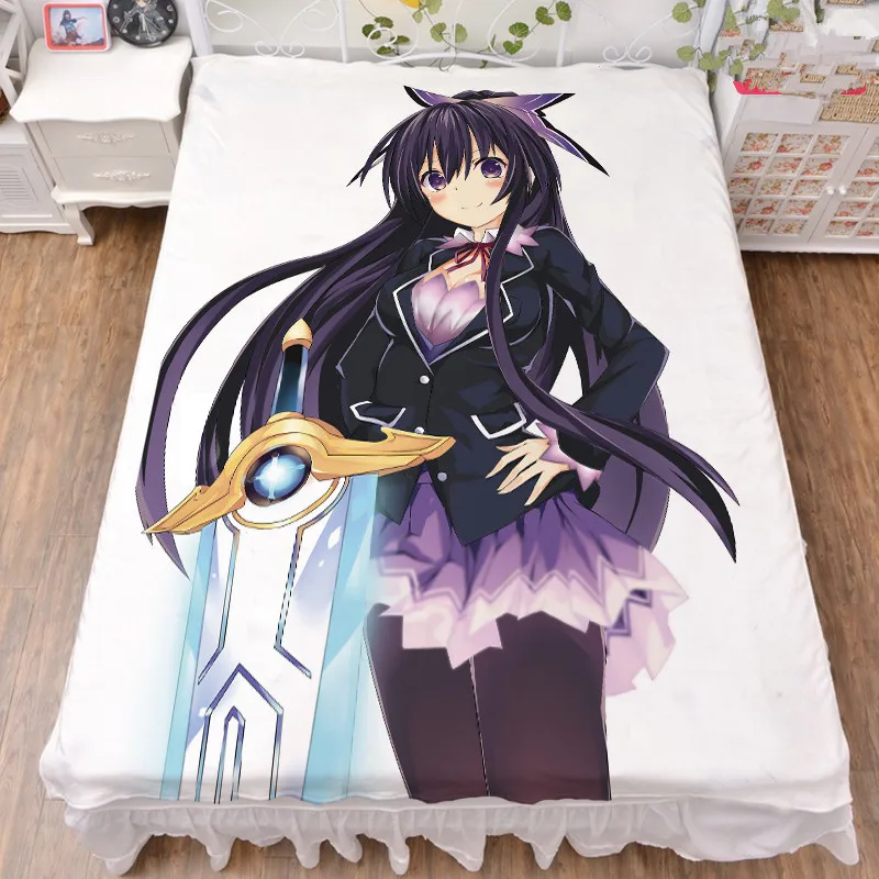 Постельное белье из молочного волокна и фланелевое одеяло 150 Х200 см с японским