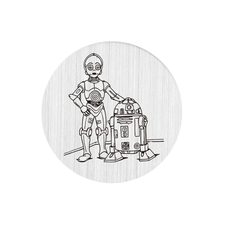22 мм мультфильм робот плавающая пластина 316 нержавеющая сталь оконная плита