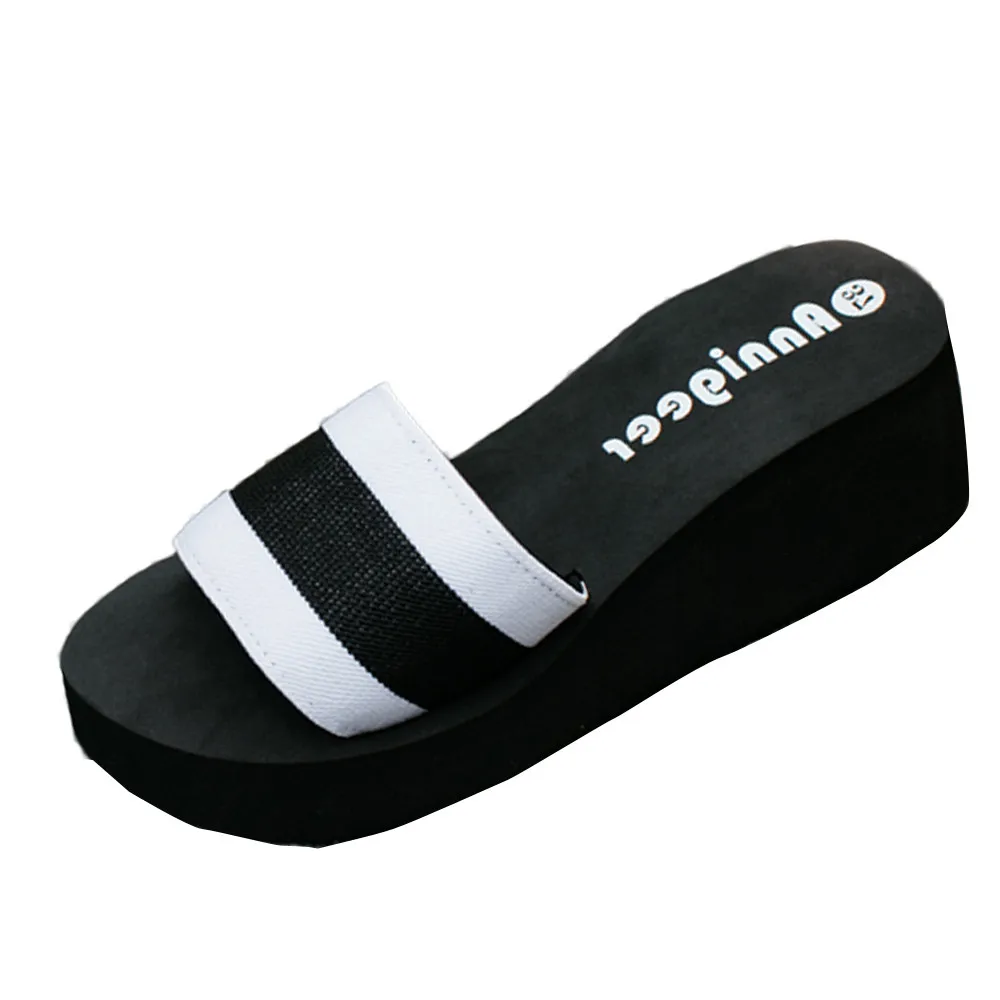 

Sleeper #401 2021 NEW Women Summer Sandals Slipper Indoor Outdoor Flip-flops Beach Shoes With Platforms charm hot Drop Shipping