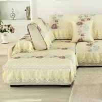high quality lace sofa cover combination kit simplicity couch covers for sofas non slip slipcover cushion back pillow case