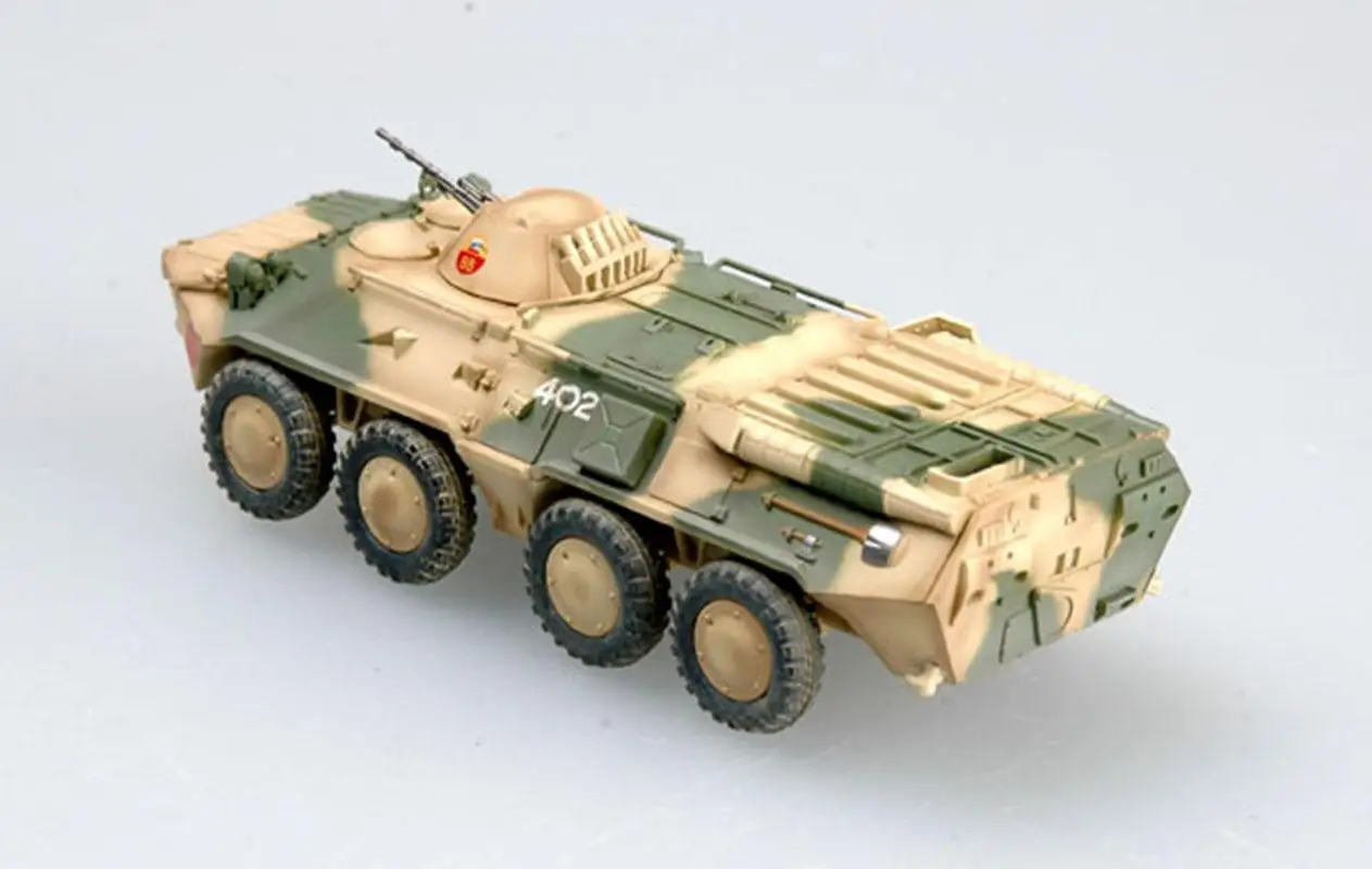 Русский BTR 80 APC армейский бой 1994 камуфляж Танк 1/72 ast легкая модель| |