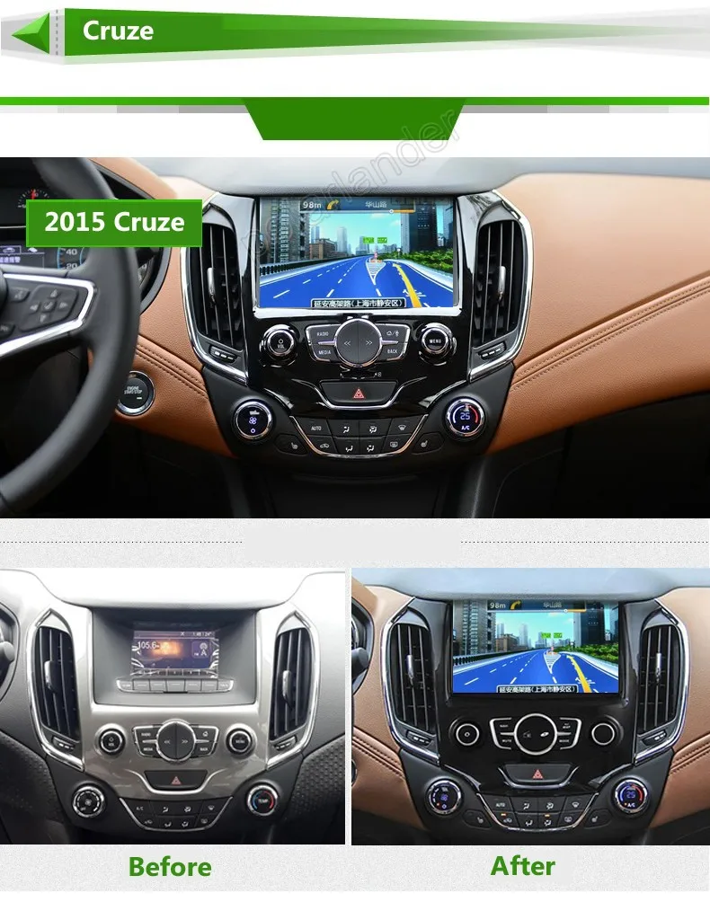 8 дюймов в тире 2 Din для Chevrolet Cruze емкостный сенсорный экран автомобиля DVD GPS плеер