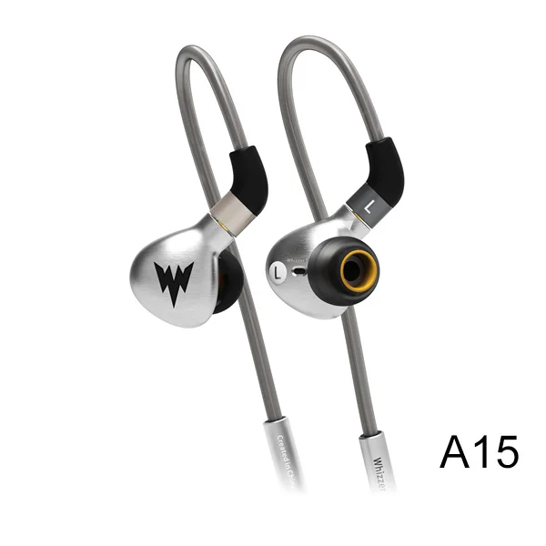 A15 A15 спортивные наушники Bass 3,5 мм A15 Pro Hi res HiFi Bass гарнитура Auriculares наушники динамические Hi-res вкладыши с MMCX - Цвет: A15