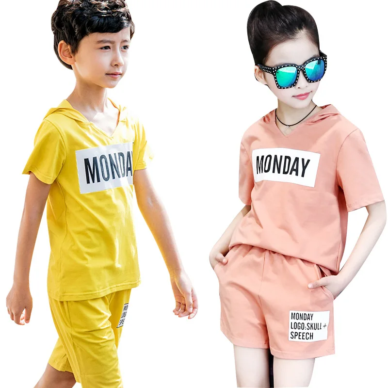 Ghftty для девочек Clothes100 % хлопок качество 2019 Новая летняя одежда маленьких Детская