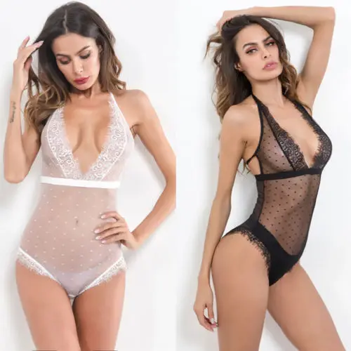 Женское сексуальное боди нижнее белье Babydoll 2018 Новинка точка Пуш Ап Кружева